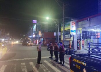 Polres Pematang Siantar Laksanakan Patroli Kota Presisi Guna Memastikan di Masa Kampanye Tetap Kondusif.
