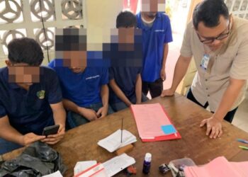 Penyidik Sat Res Narkoba Polres Pematang Siantar Serahkan 4 Tersangka Ke JPU.