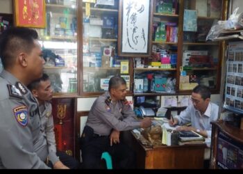 Binmas Polres Pematang Siantar Sambang Kamtibmas Kepada Ketua Walubi.