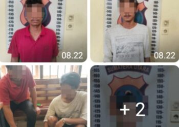 Polsek Siantar Martoba Tangkap Empat Pelaku Penganiayaan Secara Bersama Sama.