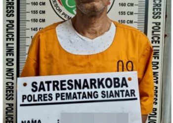 Polres Pematangsiantar Tangkap Pengedar Sabu Dirumahnya.