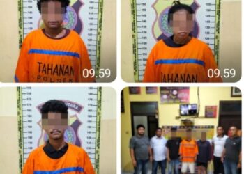 Polsek Siantar Barat Ungkap Tiga Pelaku Pencurian di Warung Kopi.