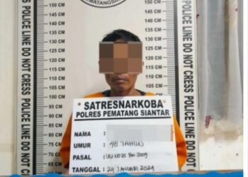Polres Pematang Siantar Tangkap Residivis Pemilik Sabu 0.58 Gram.