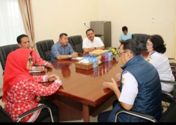 Wali Kota Pematangsiantar dr. Susanti Dewayani SpA Menerima Audiensi Kepala Balai Pengelola Transportasi Darat (BPTD) Wilayah Sumatera Utara .
