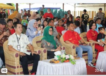 Wali Kota Pematangsiantar dr. Susanti Dewayani SpA Hadiri Pembukaan Sianțar Imlek Fair Menyambut Tahun Baru Cina Tahun 2024.