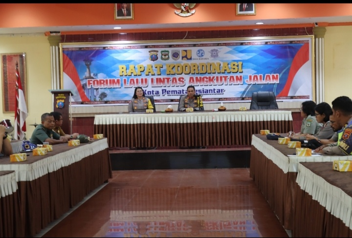 Kapolres Pematangsiantar Pimpin Rakor Forum Lalulintas Angkutan Jalan Tentang Rencana Umum Nasional.