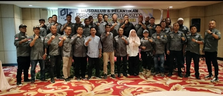 Suasana Pelantikan DPD PJS Sumut & DPC PJS Se Sumut di Kota Medan Sumut.