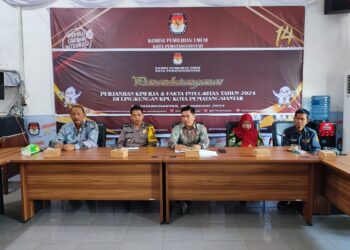 Polres Pematangsiantar Hadiri Rakor Persiapan Distribusi Logistik Pemilu 2024.