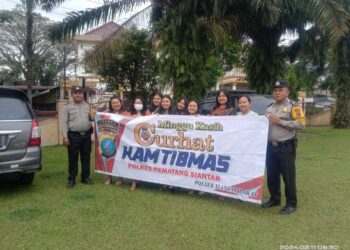 Jajaran Polres Pematang Siantar Lakukan Pendekatan Kepada Masyarakat Melalui Minggu Kasih Curhat Kamtibmas, Wujudkan Wilayah Kondusif Dimasa Tenang.