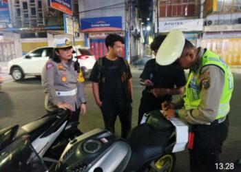 Pelaksanaan KRYD, Polres Pematangsiantar Amankan 12 Belas Unit Sepeda Motor Knalpot Blong & Telah Dilakukan Penindakan.