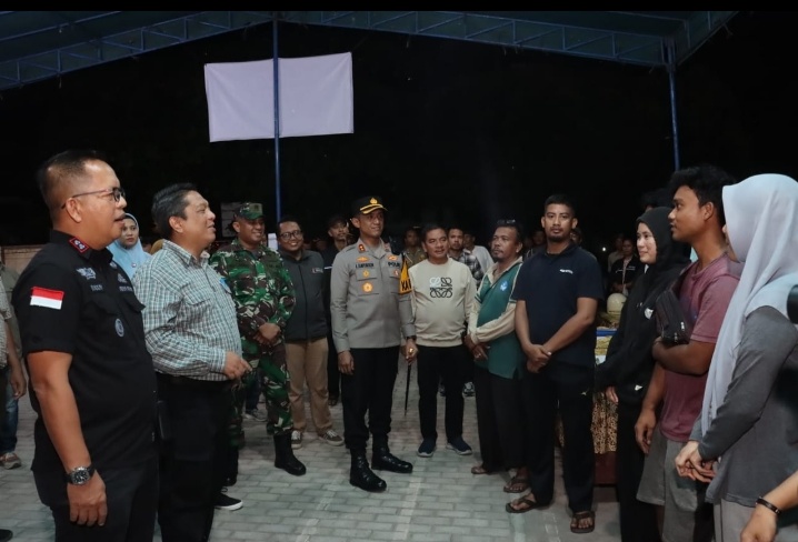 Kapolres Bersama Forkopimda Kunjungi Seluruh TPS. di Wilayah Hukum Polres Tebingtinggi.