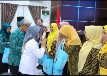 Wali Kota Pematangsiantar dr. Susanti Dewayani SpA Sambut Kedatangan Tim Supervisi TP PKK Provinsi Sumut.