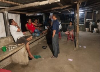 Polsek Bangun Resor Simalungun Lakukan Patroli Malam, Antisipasi Praktik Perjudian & Jaga Kamtibmas.