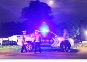 Sat Lantas Polres Simalungun Sukses Gelar Blue Light Patrol Demi Tertibnya Lalulintas Pascapemilu 2024.