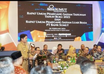 Wali Kota Pematangsiantar dr Susanti Dewayani SpA Hadiri Rapat Umum RUPS Tahunan Tahun Buku 2023 Sekaligus RUPS Luar Biasa (LB) PT Bank Sumut .