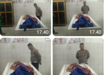 Unit Gakkum Sat Lantas Polres Simalungun Evakuasi Jasad Korban Tabrak Lari.