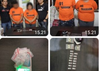 Sat Narkoba Menggelar Operasi Grebek Kampung Narkoba, Berhasil Tangkap Dua Tersangka di Simalungun.