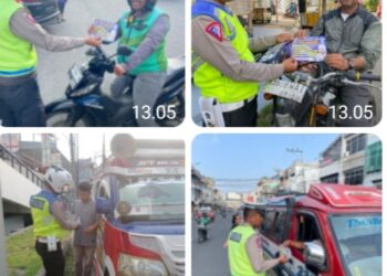 Ops Keselamatan Toba 2024 Polres Pematangsiantar Edukasi Masyarakat Pentingnya Ikuti Aturan.
