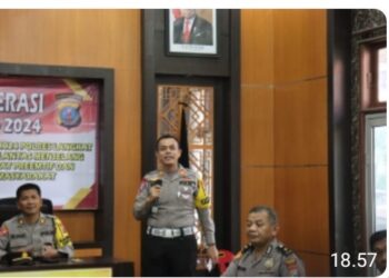 Sat Lantas Polres Langkat Prioritaskan Kecamatan Tanjung Pura Guna Antisipasi Kemacetan Saat Mudik.