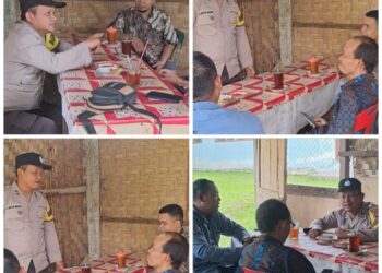 Jelang Pilkada, Bhabinkamtibmas Polsek Bosar Maligas Intensifkan Patroli & Sosialisasi Kamtibmas di Warung Warga.