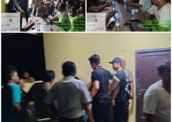 Polsek Tanah Jawa Amankan Warga Terduga Judi Online, Dampingi Tim Cyber Crime Polda Sumatera Utara.