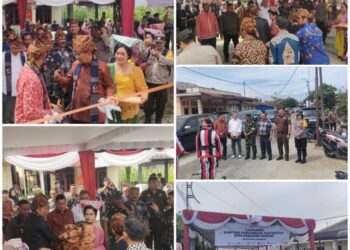 Polres Pematangsiantar Hadiri Launching Kampung Pengawasan Partisipatif.