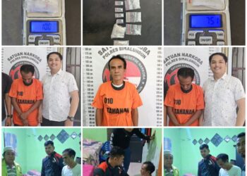 Operasi Kilat Sat Narkoba Polres Simalungun, Tersangka Ditangkap, Sabu & Ganja Diamankan.