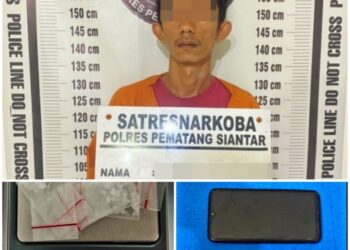 Diduga Pengedar Sabu Asal Simalungun, Polres pematangsiantar Tangkap HSPH di Hotel Mutiara.