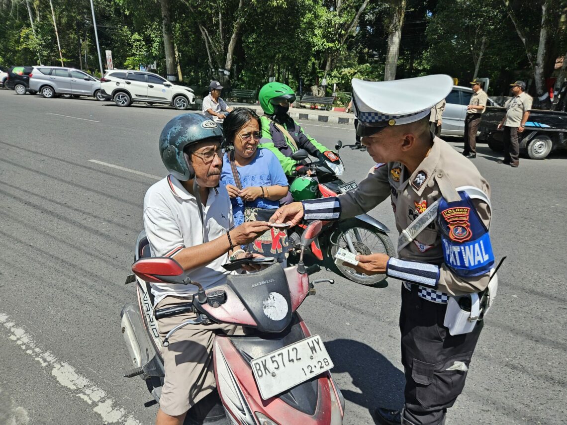 Polres Pematangsiantar Sukses Laksanakan Operasi Zebra Toba 2024.