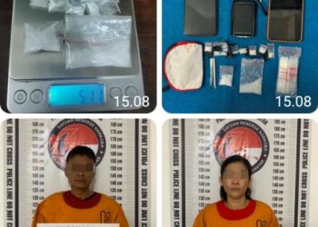 Polres Pematangsiantar Tangkap Pasutri Miliki Sabu 5,11 Gram Di Jalan Sibatu - Batu.