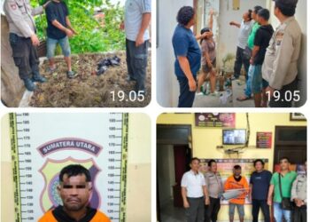 Pelaku Pencurian Pintu Kamar Mandi Umum Parkiran Pariwisata , Berhaail Diamankan Polsek Siantar Barat.