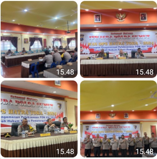 Polres Pematangsiantar Terima Kunker Tim Was Ops Hatra Toba 2024.