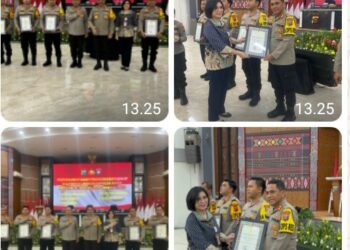 Terima Penghargaan Dari Kapolri , Kapolres “Ini Adalah Keberhasilan Seluruh Personel Polres Pematangsiantar”.