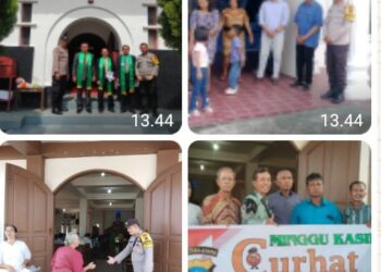 Lewat Minggu Kasih, Jajaran Polres Pematangsiantar Cooling system.