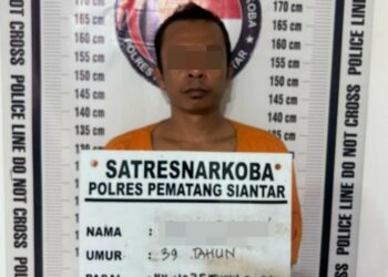 Miliki 2,13 Gram Kembali Ditangkap Polres Pematangsiantar.