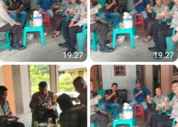 Polsek Serbelawan Resor Simalungun Lakukan Patroli Dialogis di Rumah Pangulu Dolok Mainu.