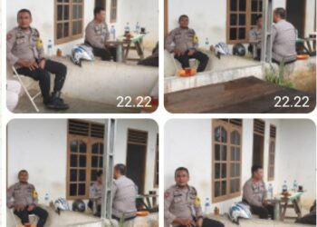 Polsek Silau Kahean Laksanakan Patroli Dialogis di Nagori Marih Buttu, Simalungun, Untuk Jaga Keamanan & Ketertiban.