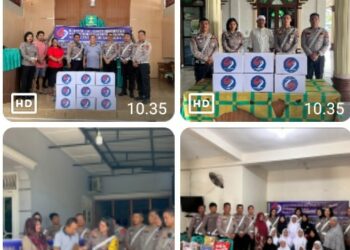 Sambut Hari Lalu Lintas Bhayangkara Ke - 69, Polres Pematangsiantar Laksanakan Baksos & Anjangsana.