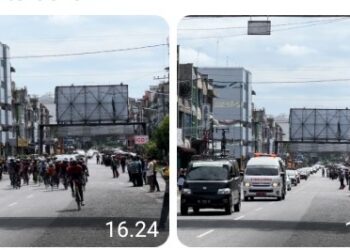Pengamanan Jalur Lintas Balap Sepeda PON XXI 2024, Kasat Lantas Polres Pematangsiantar : Zero Accident.