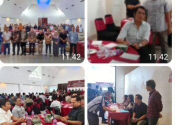 Polres Pematangsiantar Hadiri Rapat Pleno Terbuka Rekapitulasi DPT Tingkat Kota Pematangsiantar.