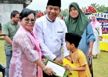 Pemkab Simalungun Gelar Peringatan Maulid Nabi Muhammad SAW Tahun 1446 H / 2024 M di Perdagangan.
