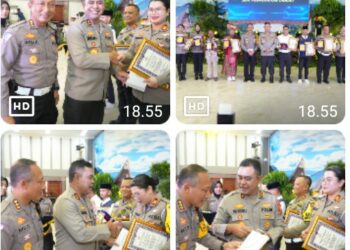 Kasat Lantas Polres Siantar Terima Penghargaan Dari Kapolda Sumut Ungkap Kasus Tabrak Lari.