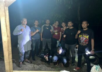 Sat Narkoba Polres Simalungun Ringkus Dua Tersangka Pengedar Sabu di Silampuyang.