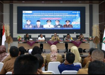 Pjs Wali Kota Pematangsiantar Drs Matheos Tan MM Hadiri Rakor Forkopimda Persiapan & Pelaksanaan Pilkada Serentak Kota.