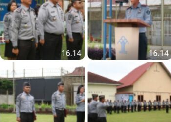 Pimpim Upacara Peringatan Hari Kesaktian Pancasila, Simak Pesan Kalapas Pematang Siantar Kepada Jajaran.