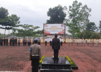 Polres Simalungun Gelar Upacara Hari Kesaktian Pancasila, Wujudkan Indonesia Emas Dengan Nilai - Nilai Luhur Pancasila.