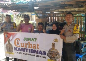 Bhabinkamtibmas Polsek Siantar Selatan Tingkatkan Cooling System Masa Kampanye.