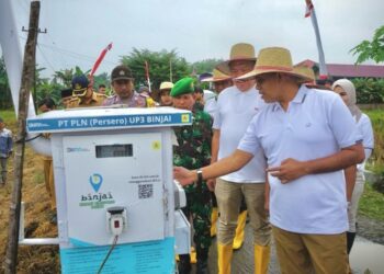 Pj Bupati Langkat Luncurkan Program "Bis LIPIN" : Dorong Efisiensi Listrik di Sektor Pertanian Untuk Pengendalian Inflasi.