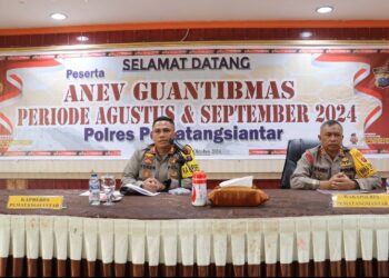 Kapolres Pematangsiantar Pimpin Anev GKTM Periode Agustus & September Tahun 2024.