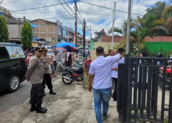 Kampanye Paslon Wali Kota & Wakil Walikota, Polres Pematangsiantar Hadir Berikan Pengamanan.